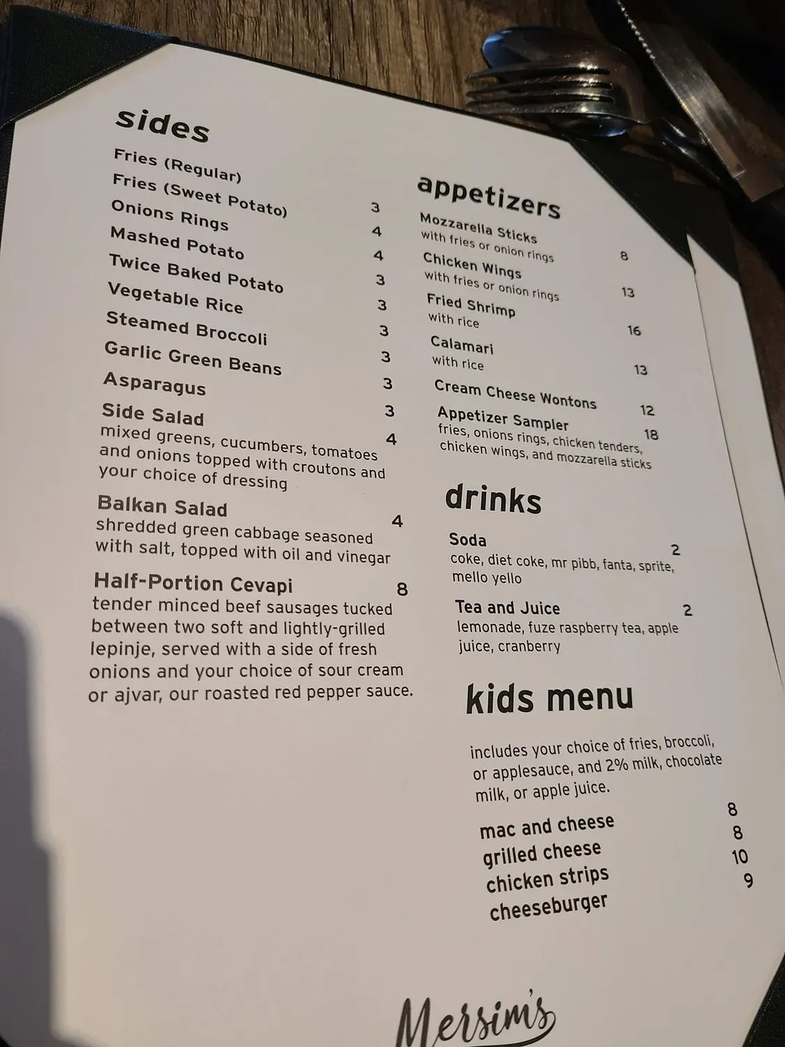 Menu 3