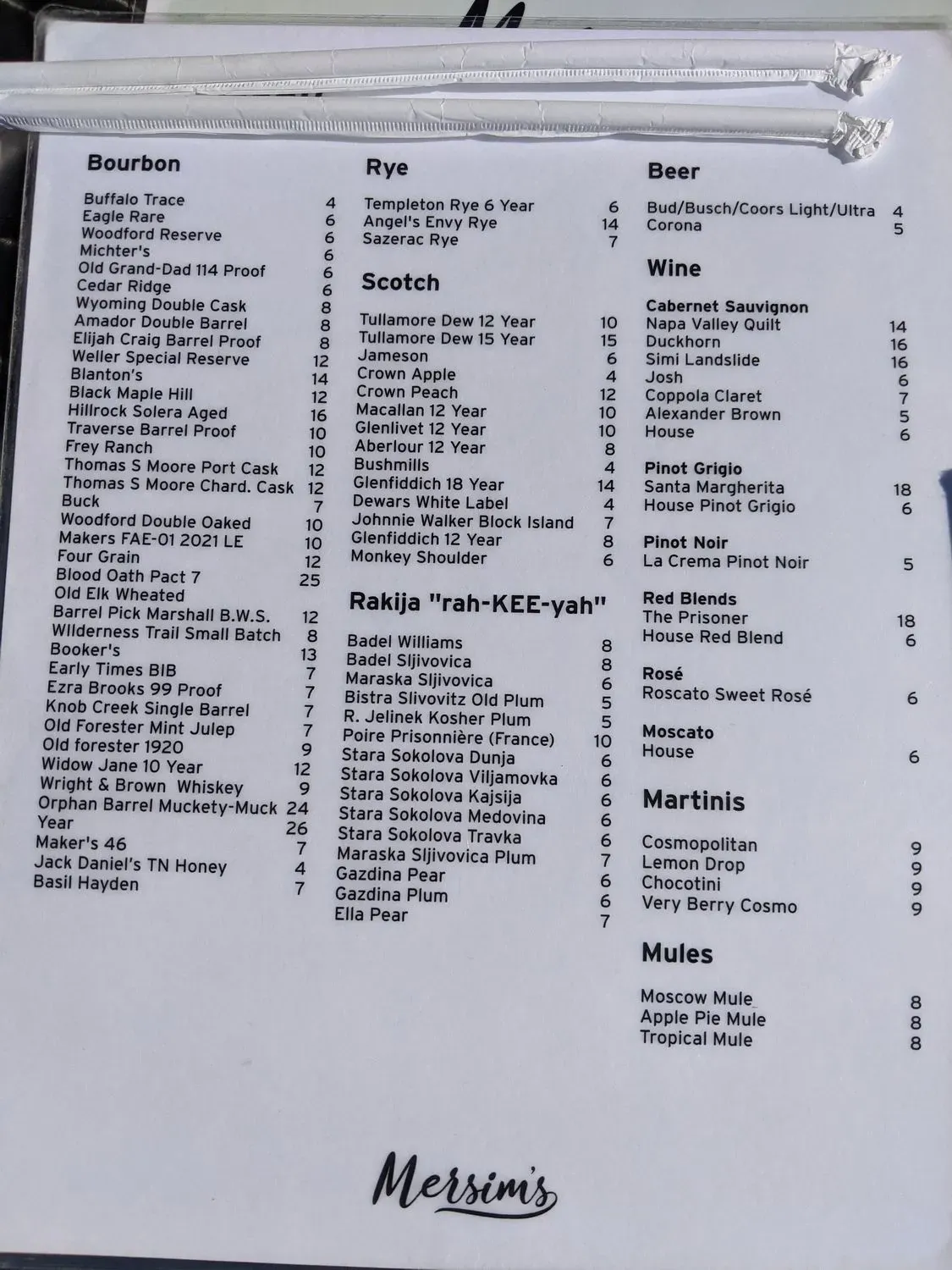 Menu 2