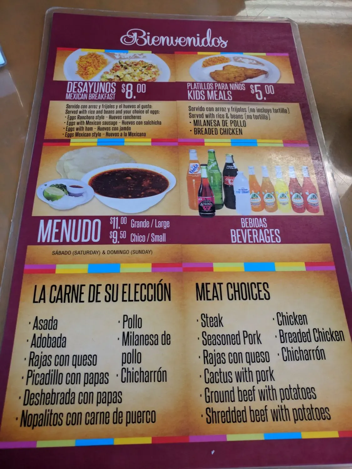 Menu 6