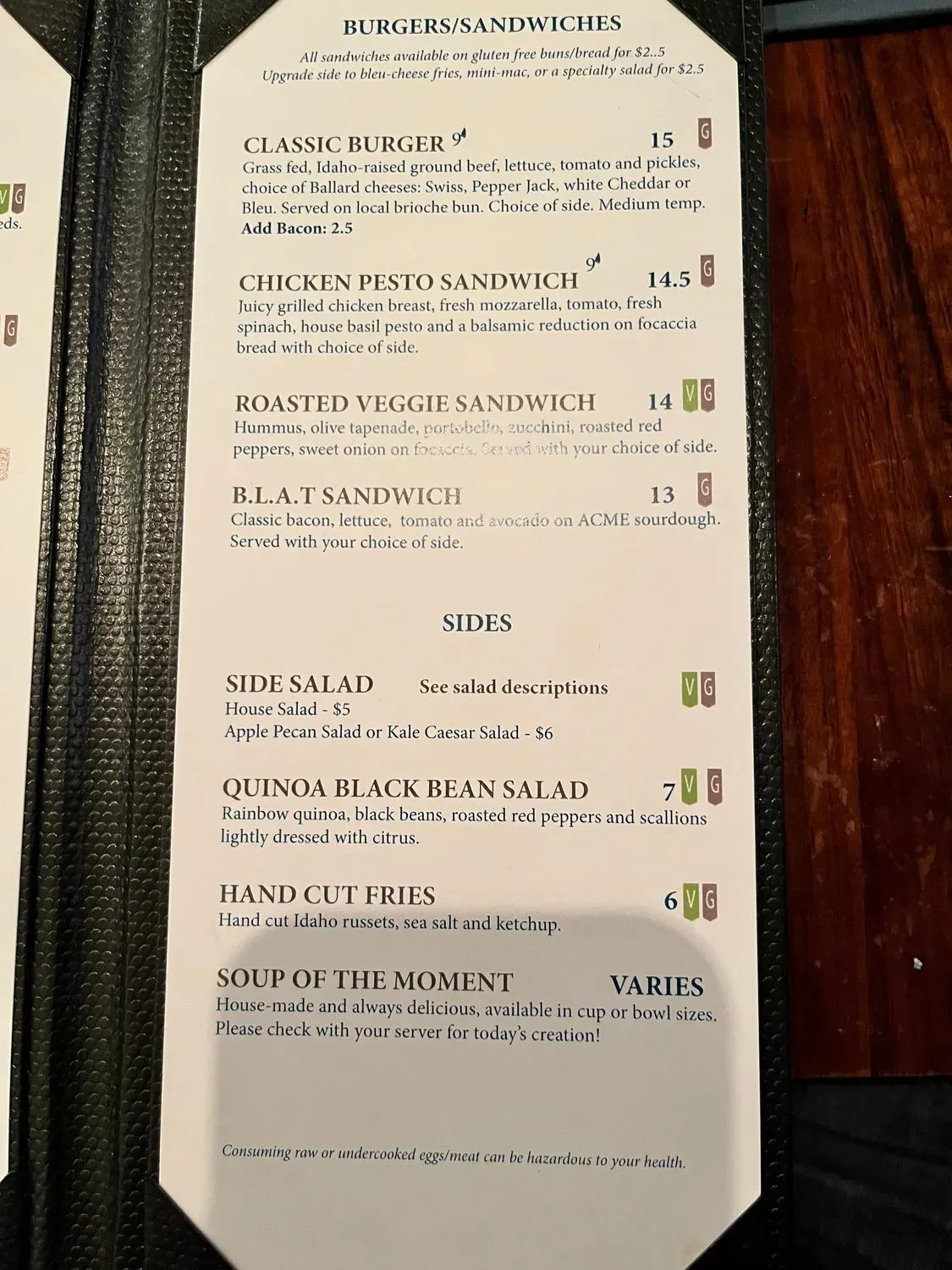 Menu 6