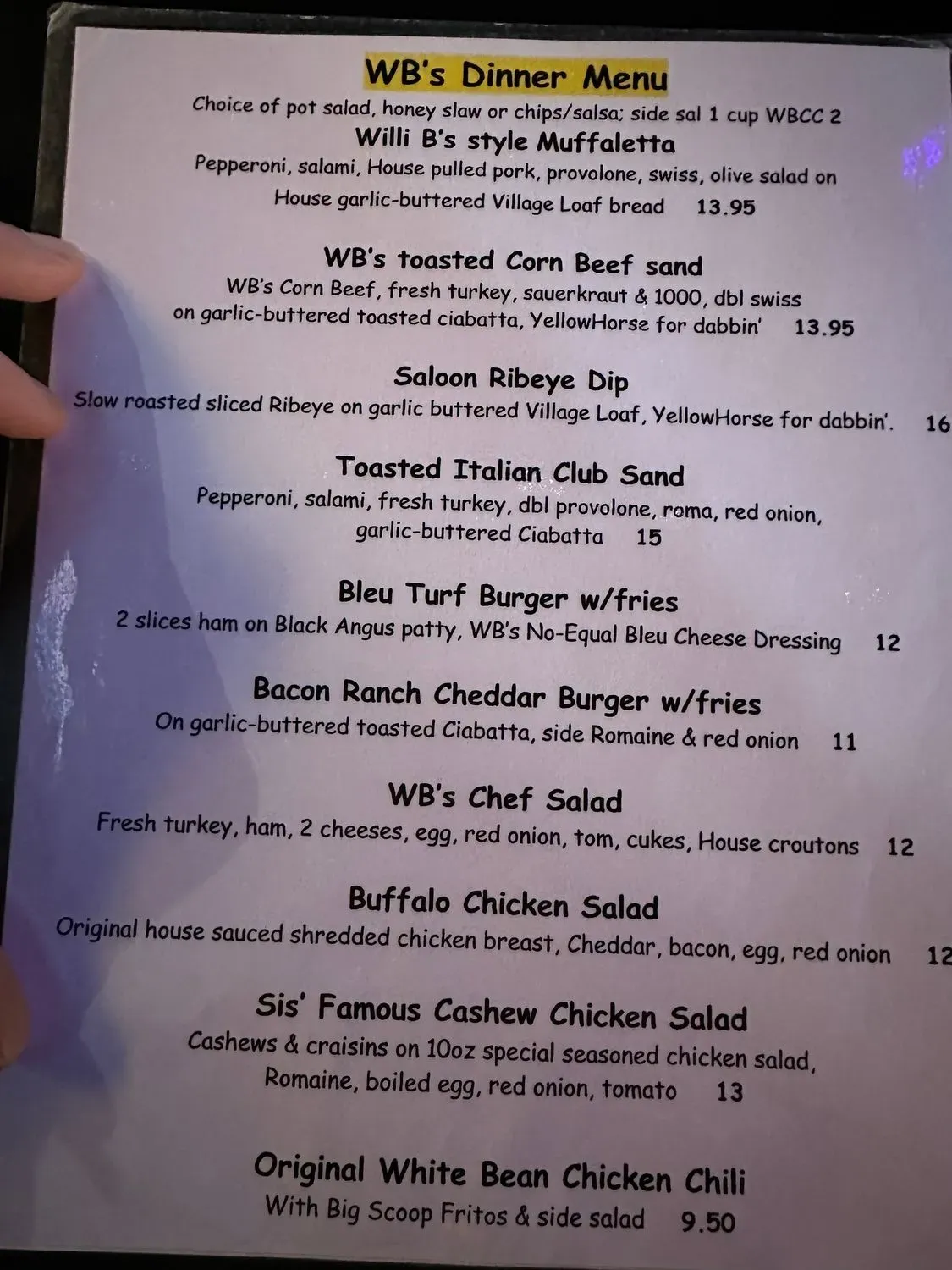 Menu 2