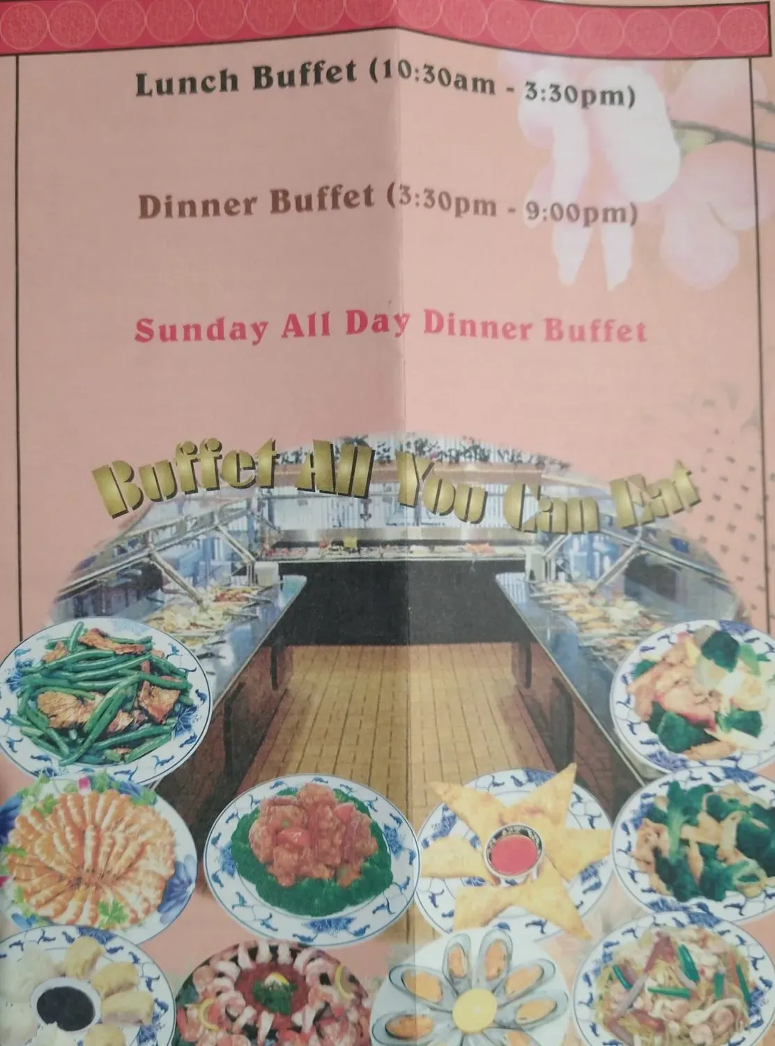 Lucky Buffet Menu - Updated October 2025