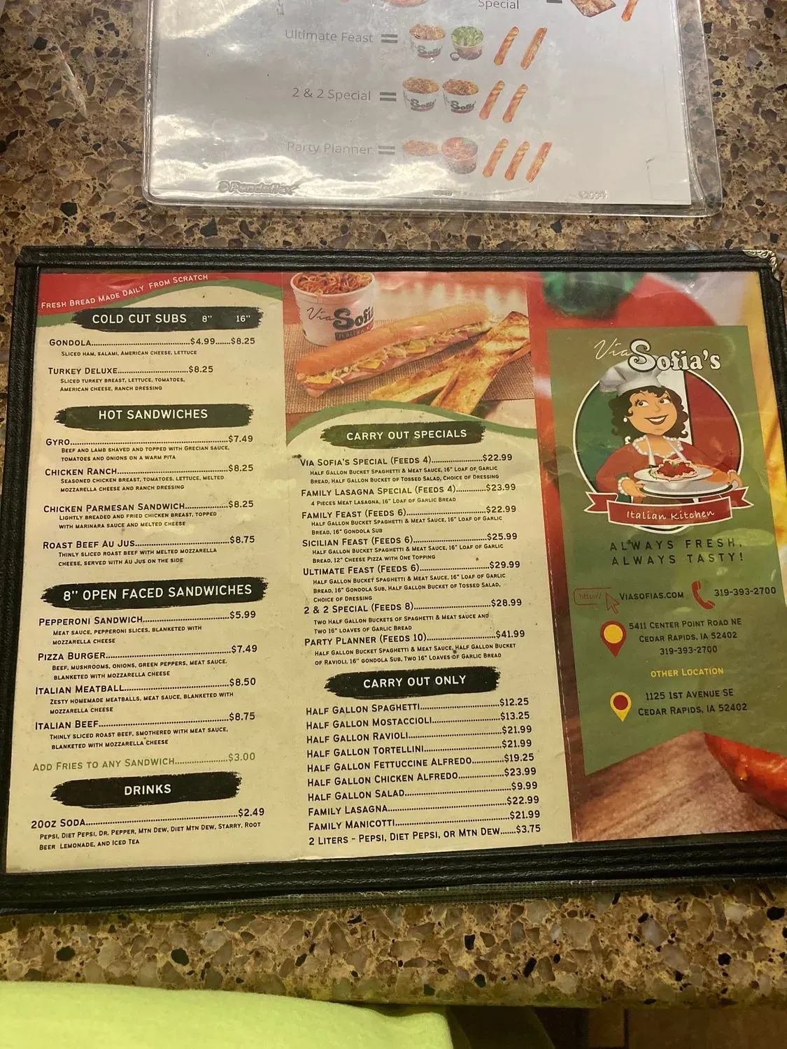 Menu 3