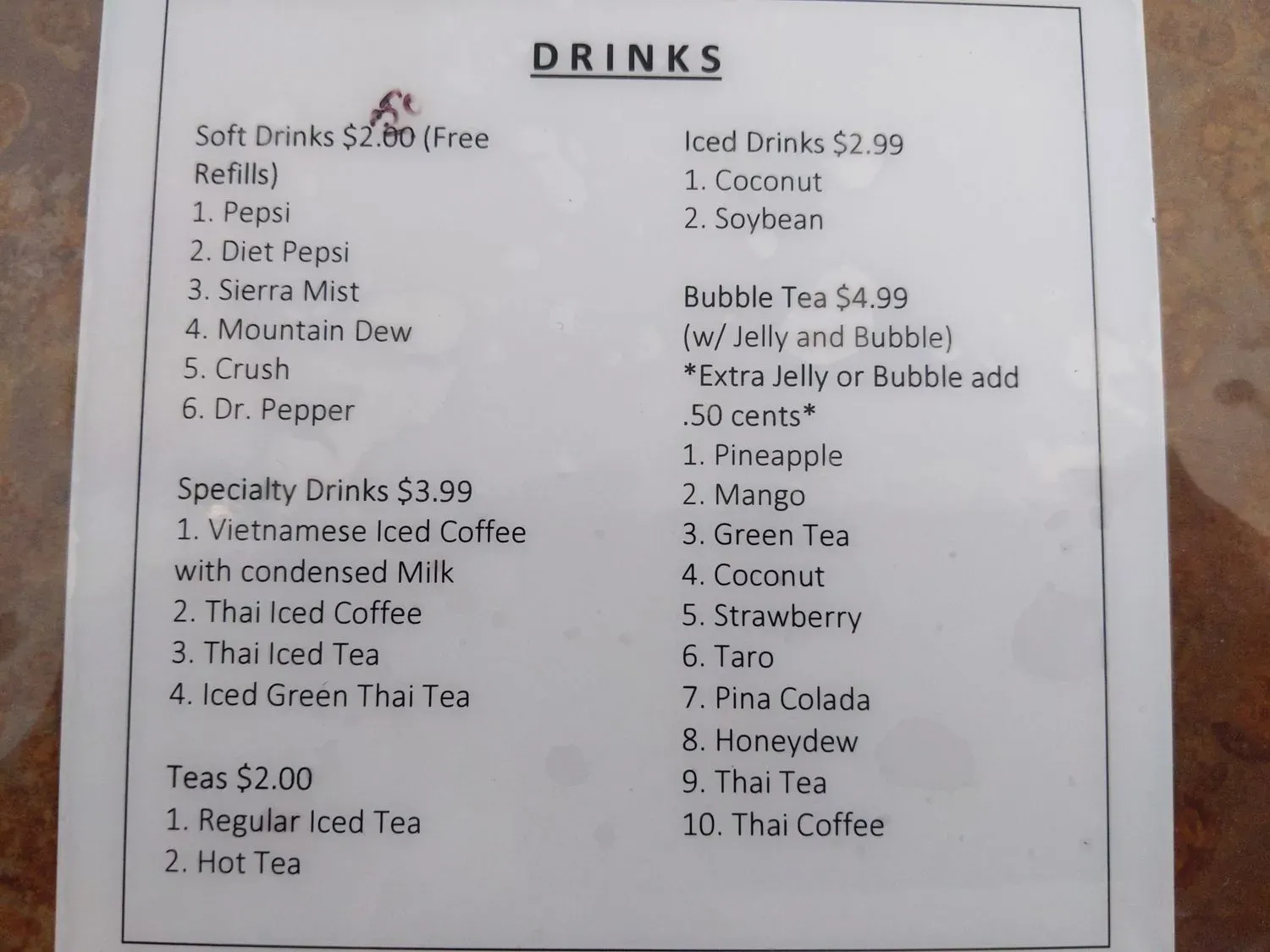 Menu 2