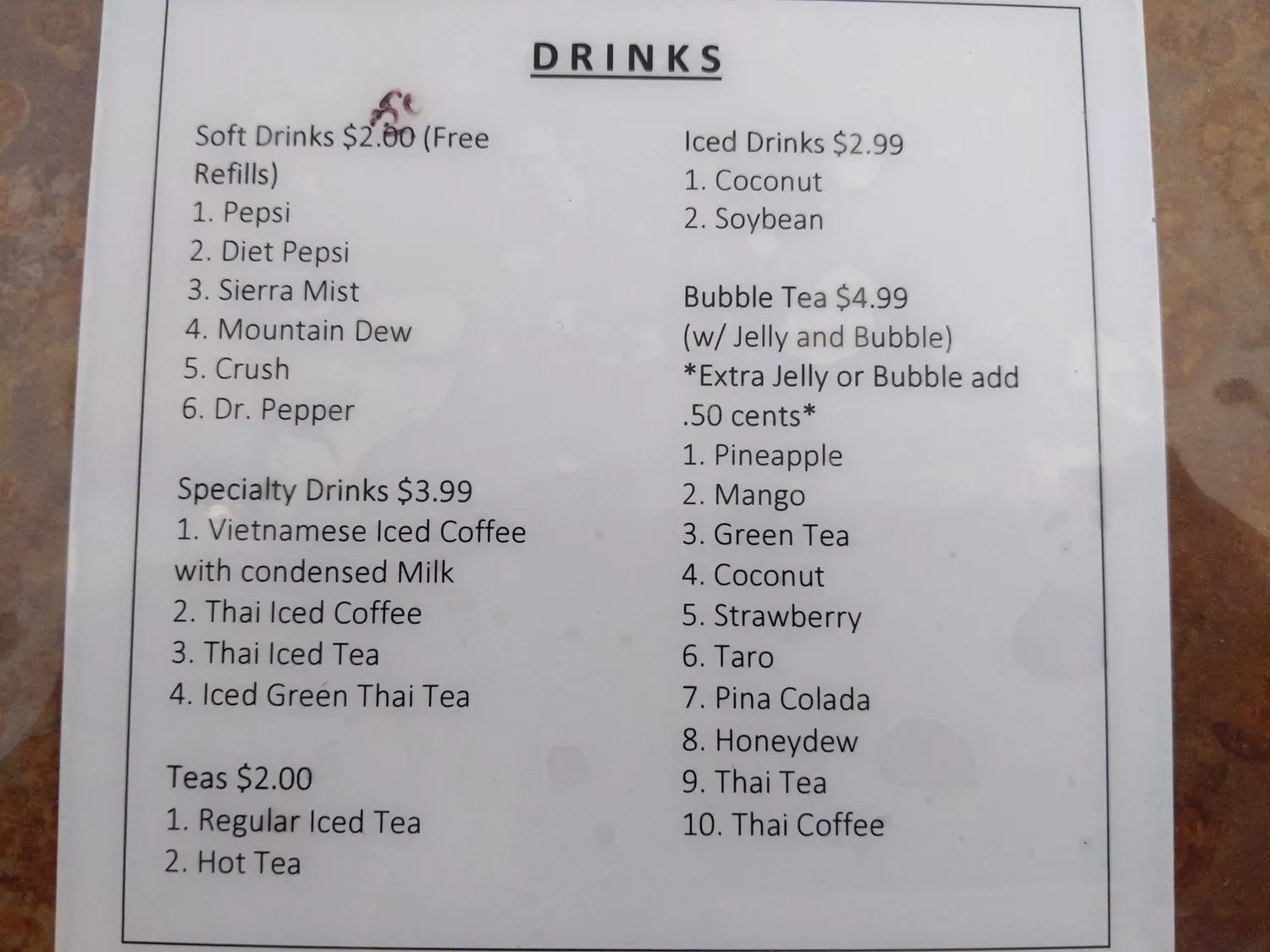 Menu 2