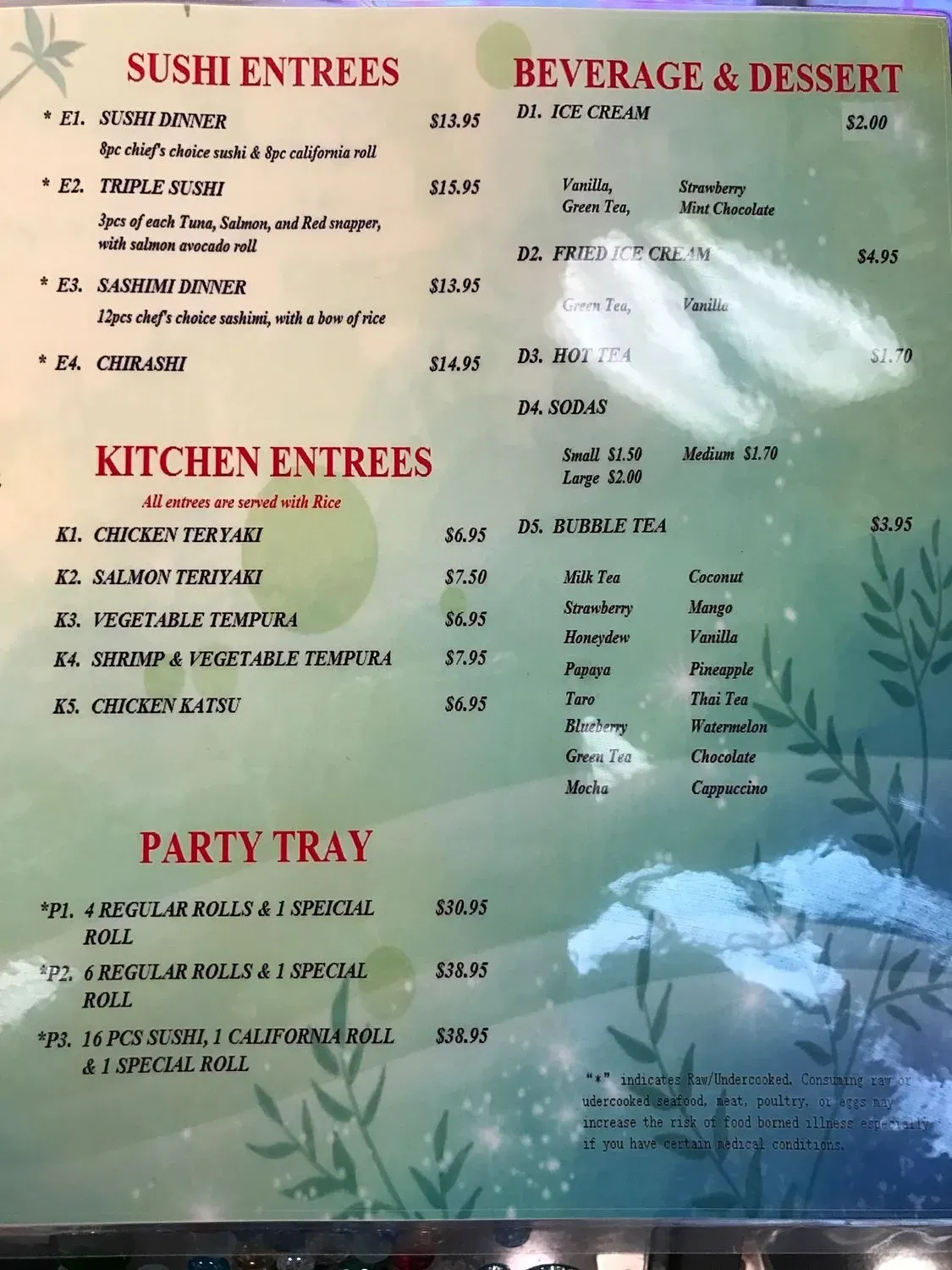 Menu 6