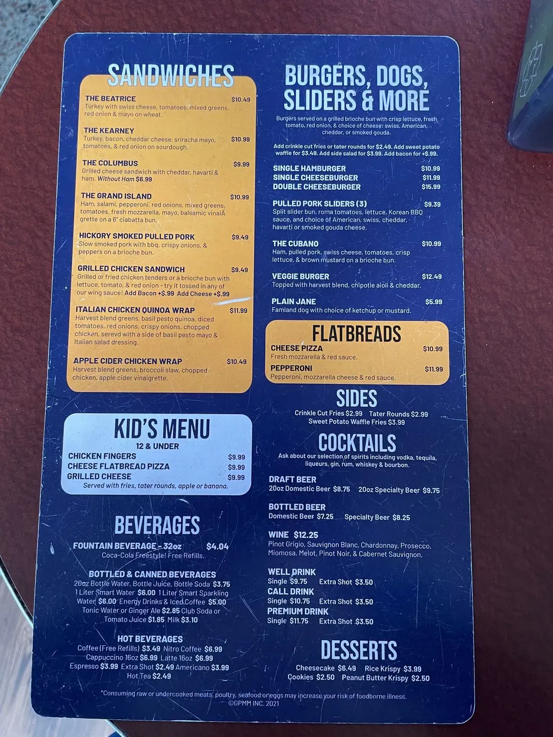 Menu 3