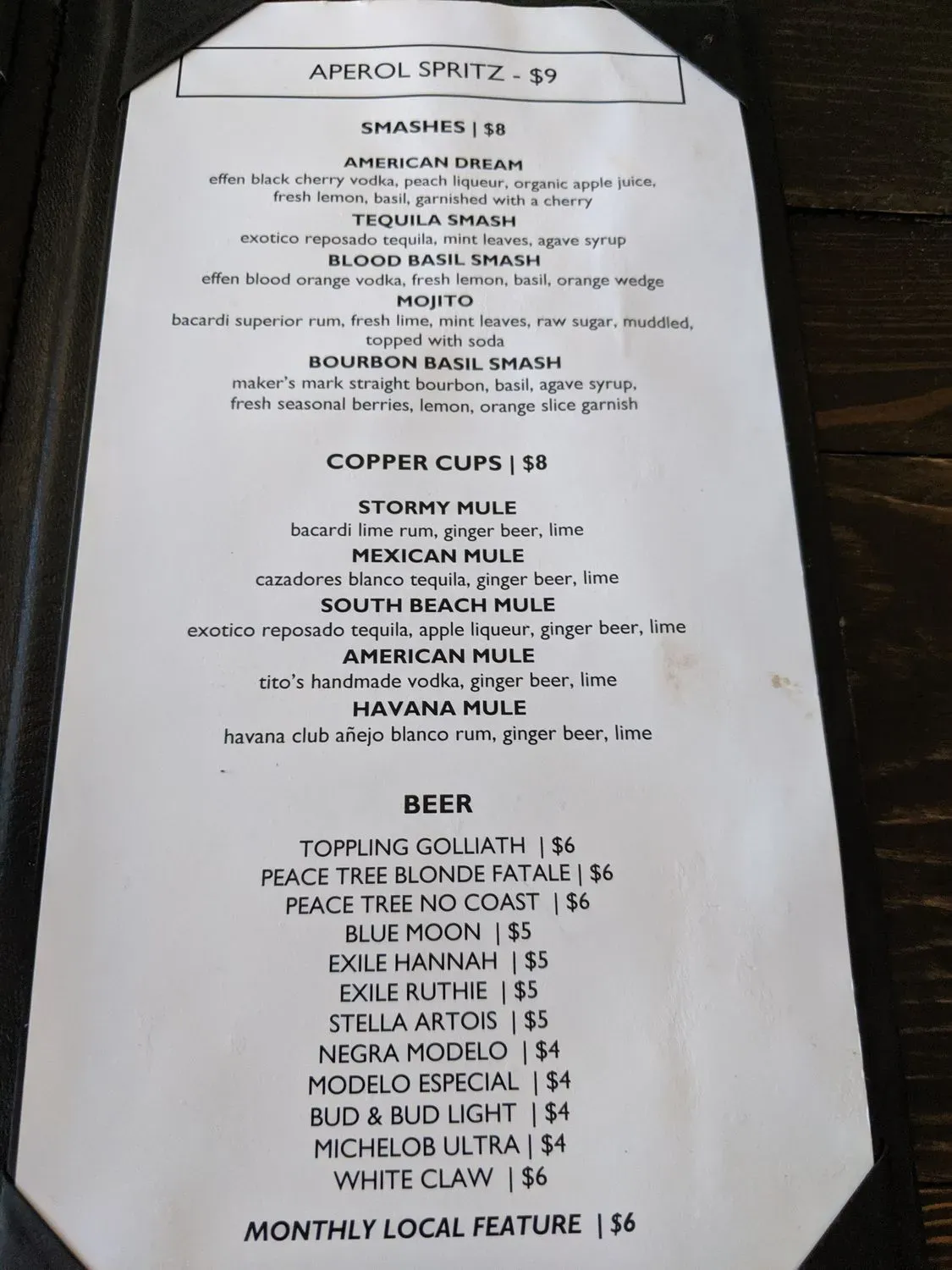 Menu 4