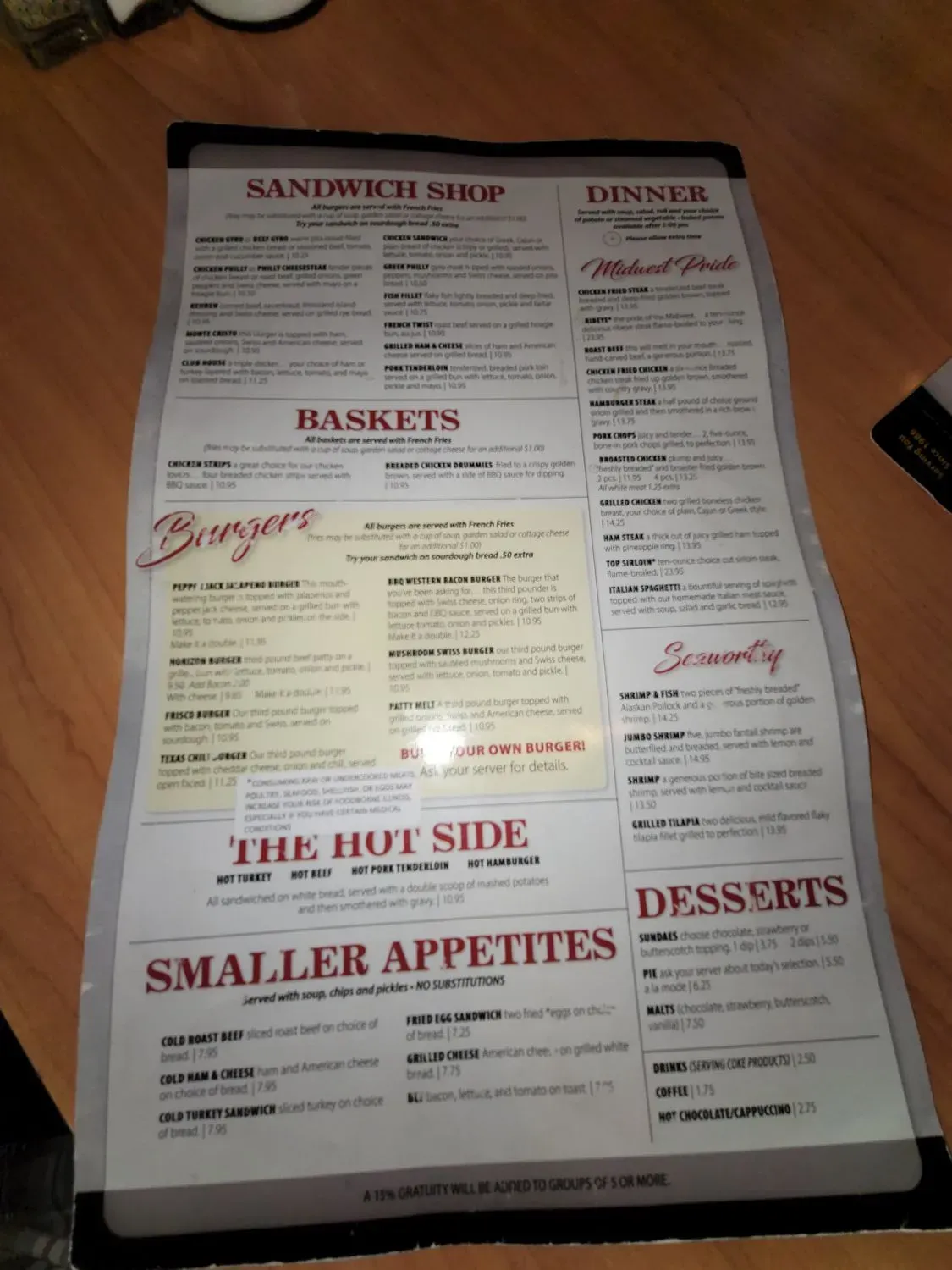 Menu 3