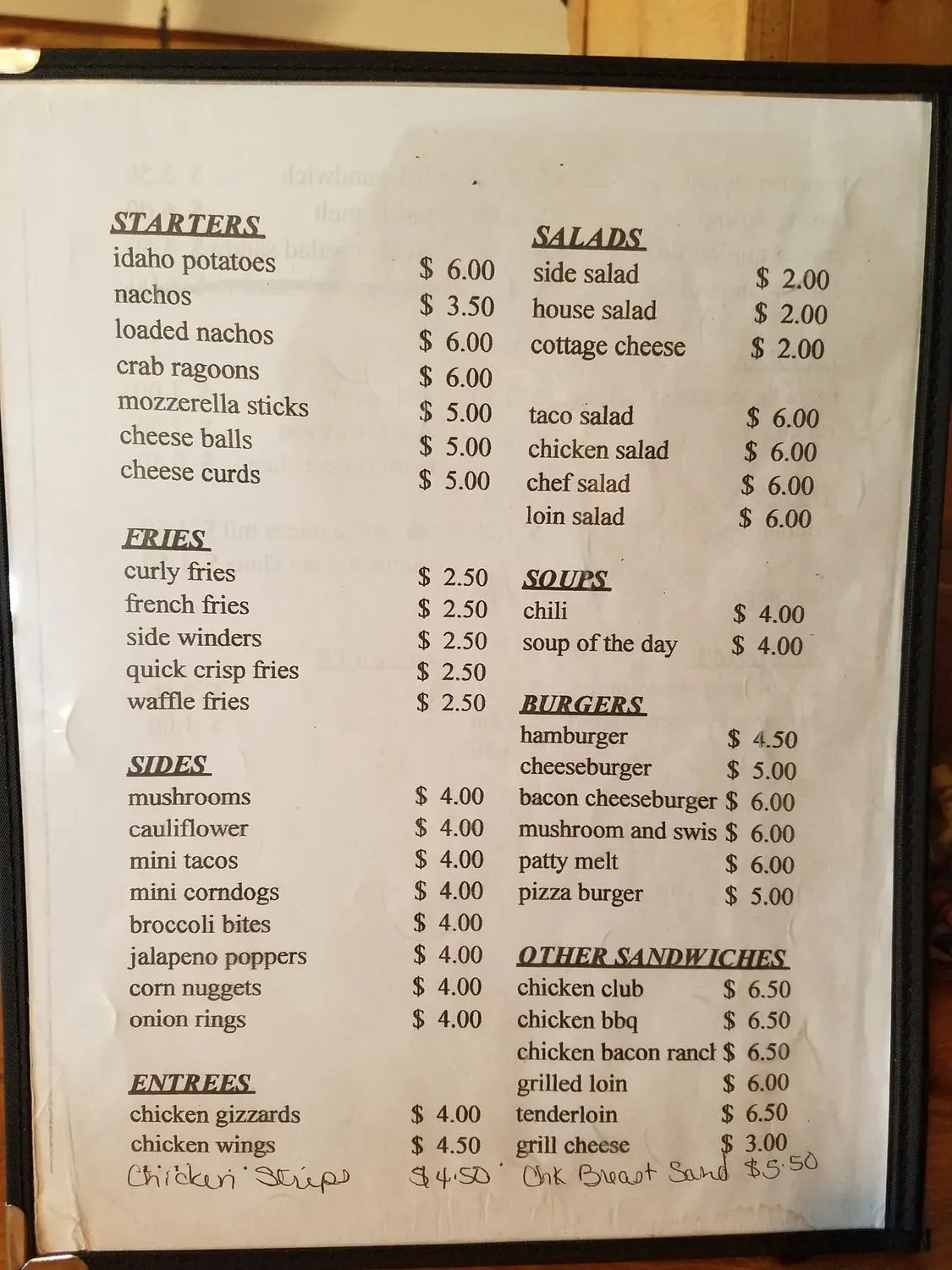 Pigtail Charlie's Diner, LLC Menu - Updated October 2025