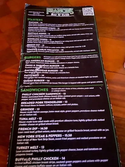 Menu 2