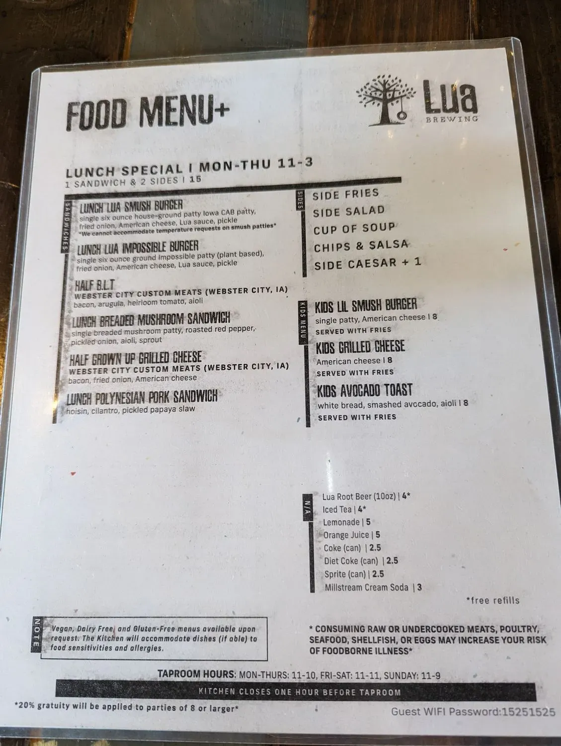 Menu 5