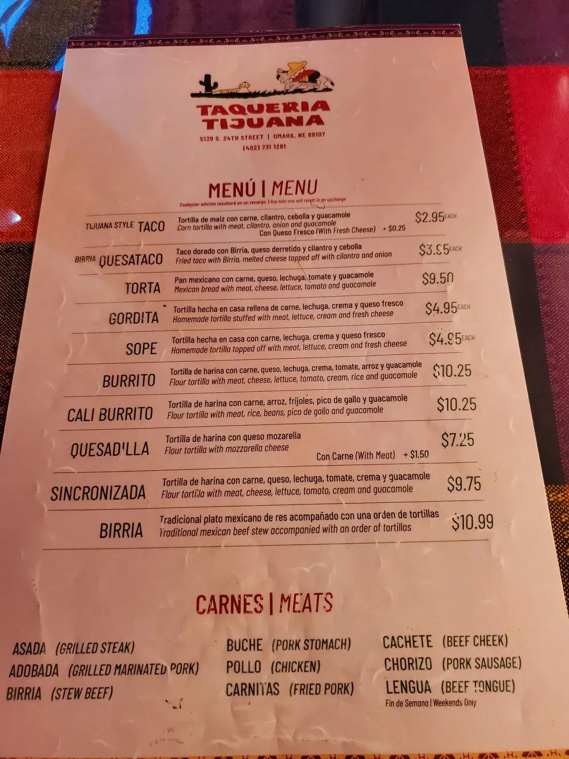 Menu 2