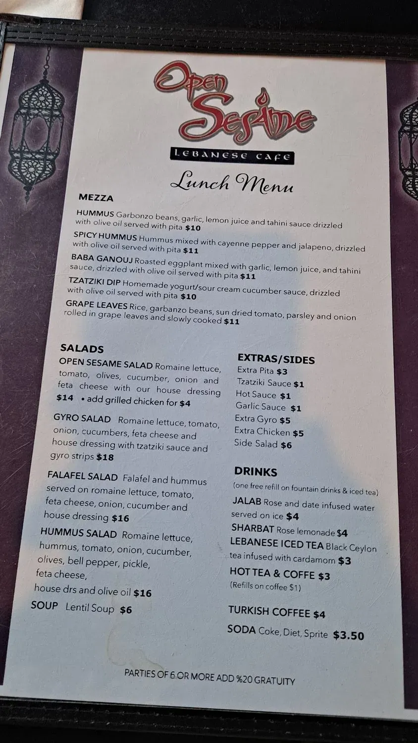 Menu 2