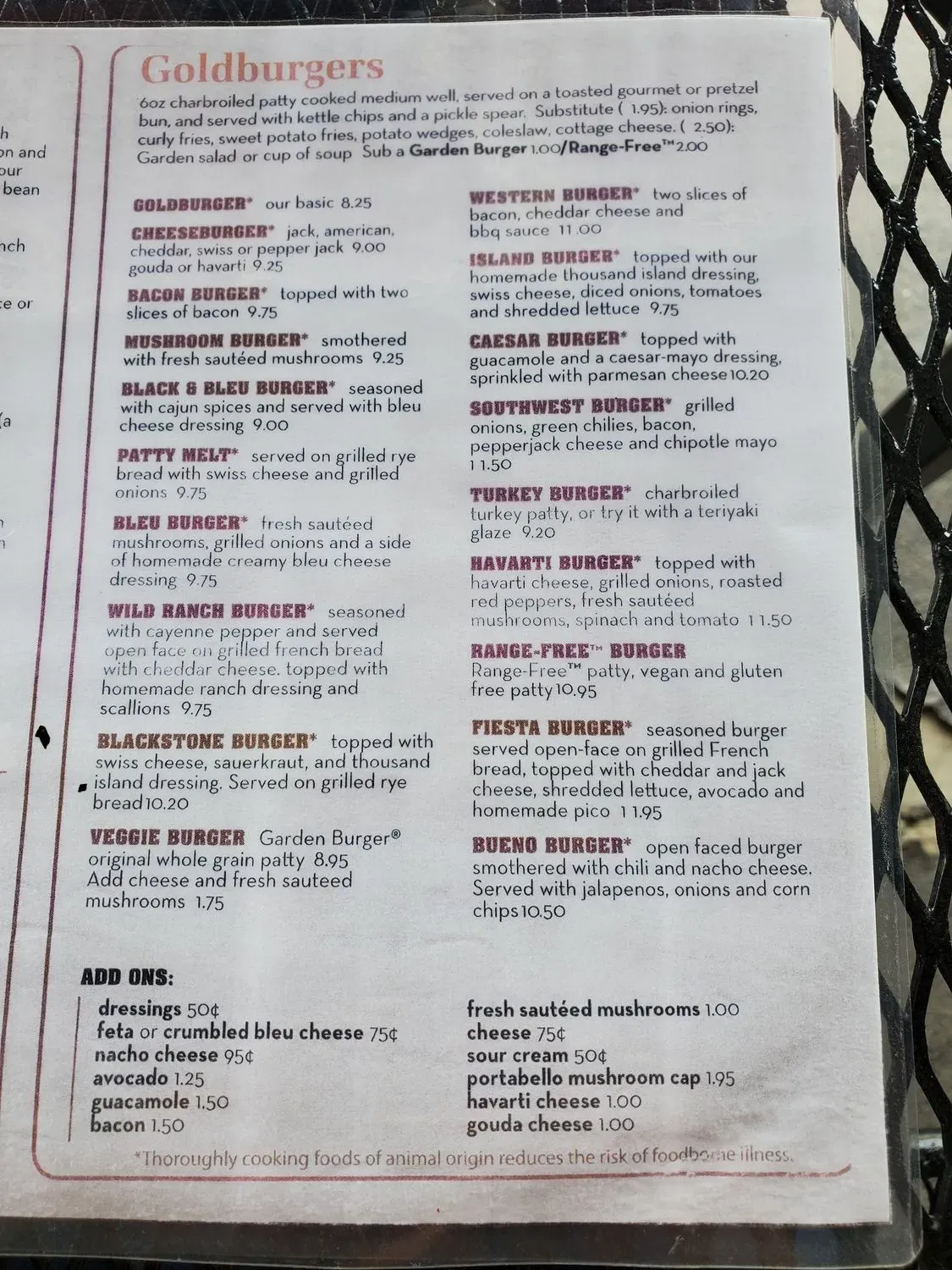 Menu 4