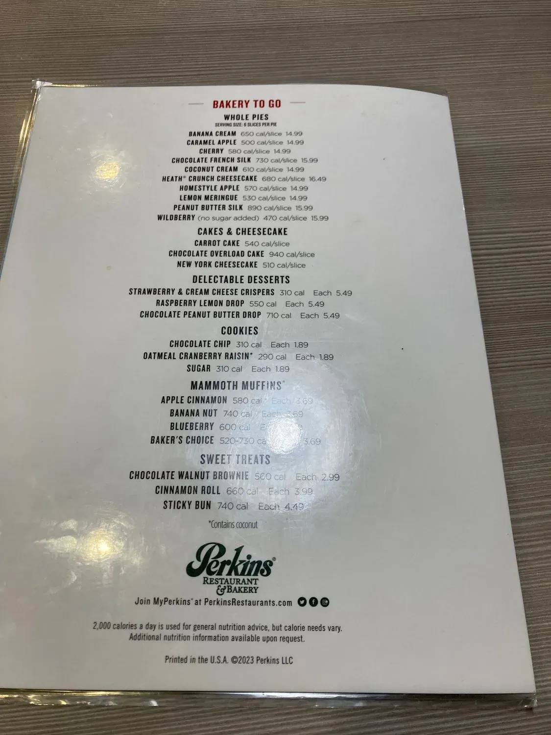 Menu 5