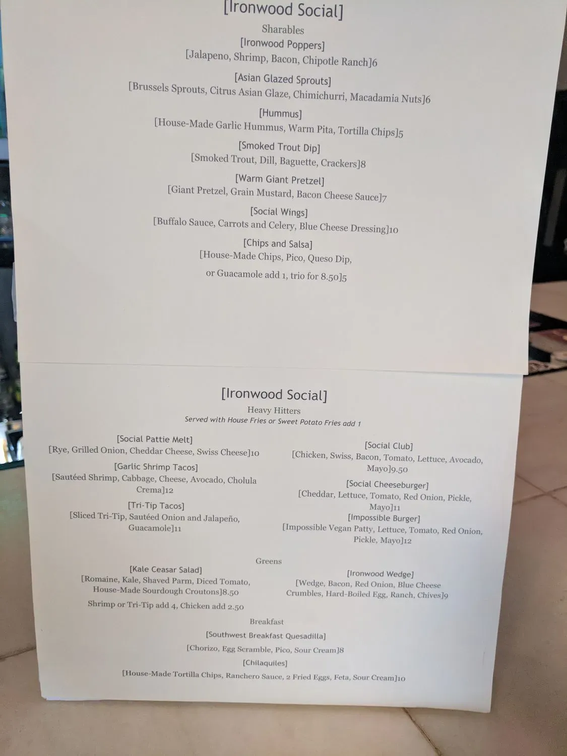 Menu 4