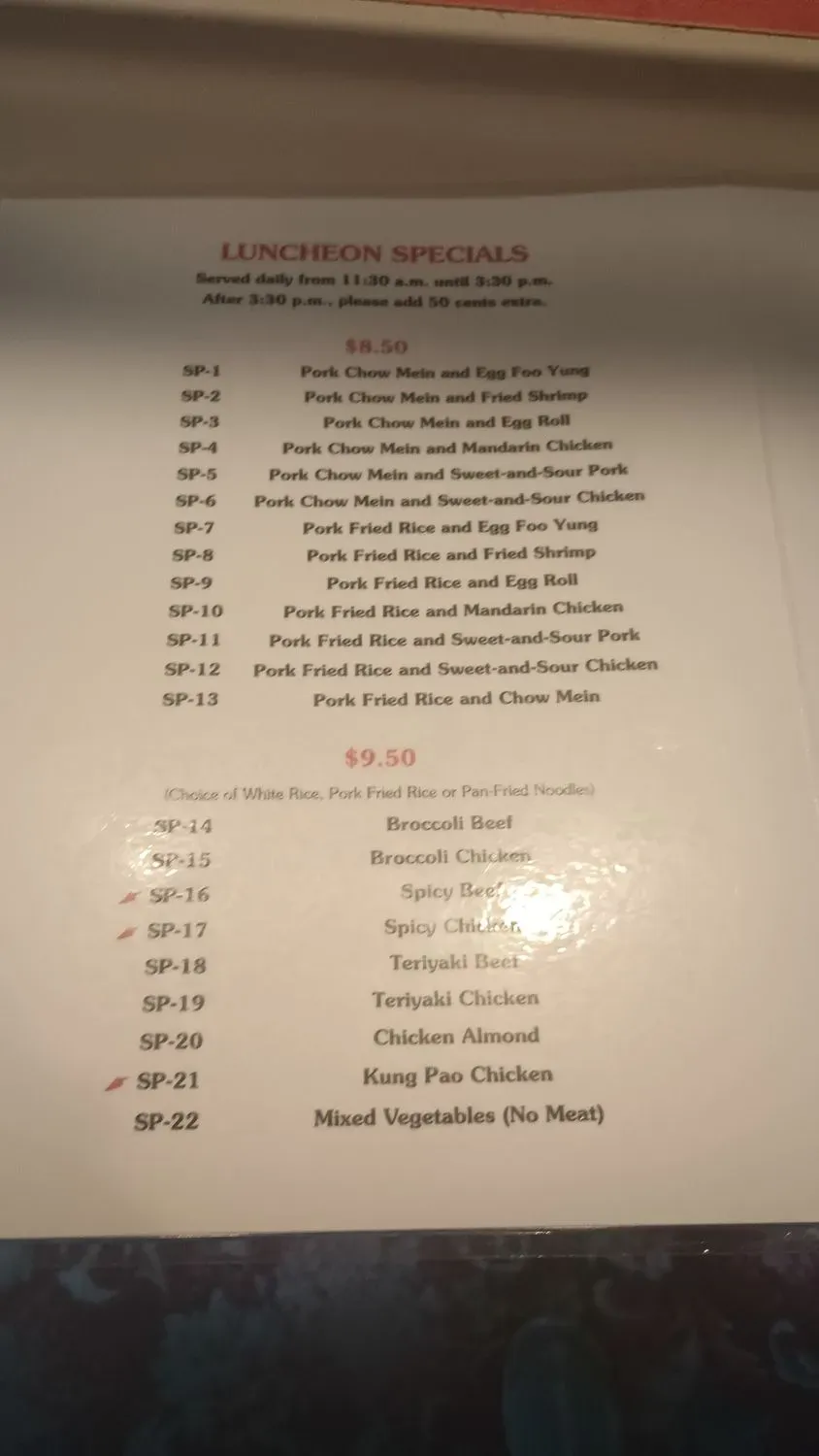 Menu 2