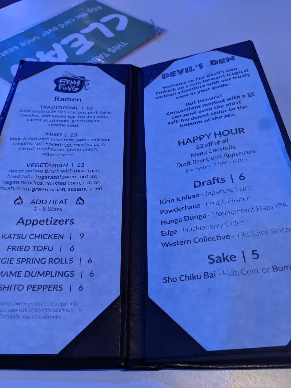 Menu 5