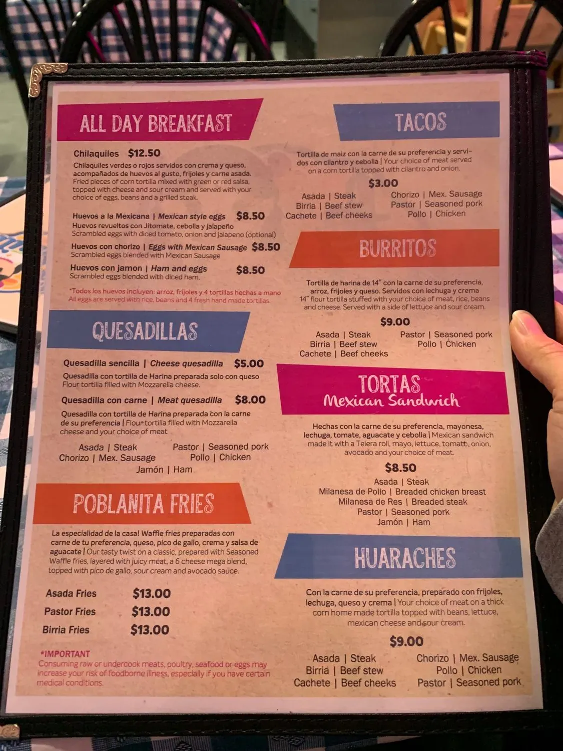 Menu 4