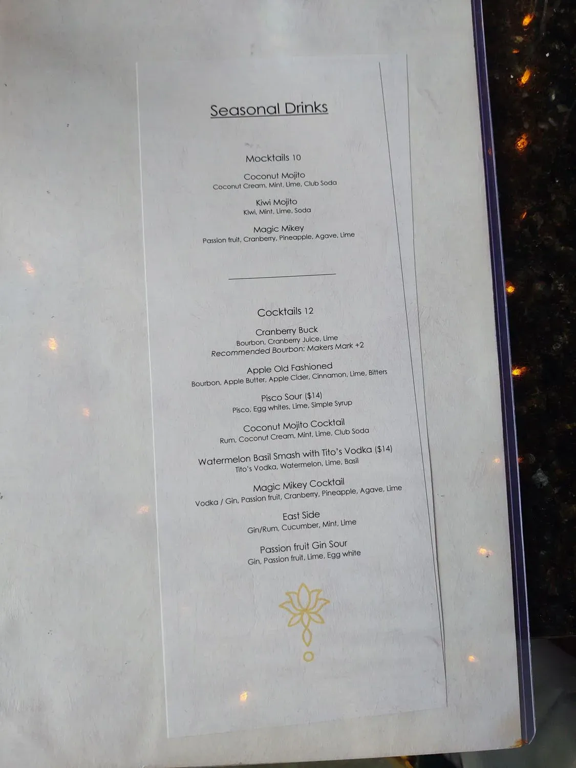 Menu 2