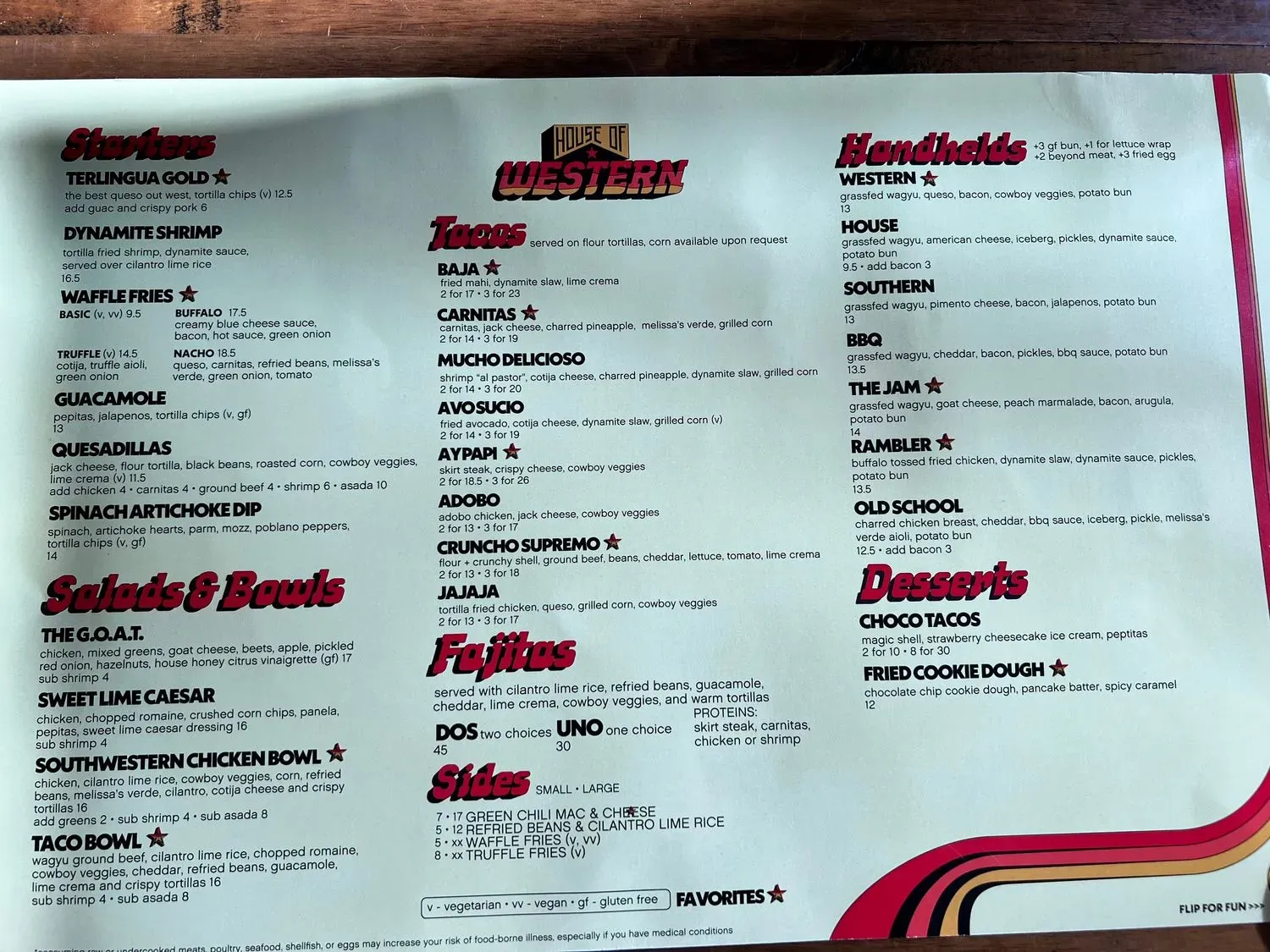 Menu 5