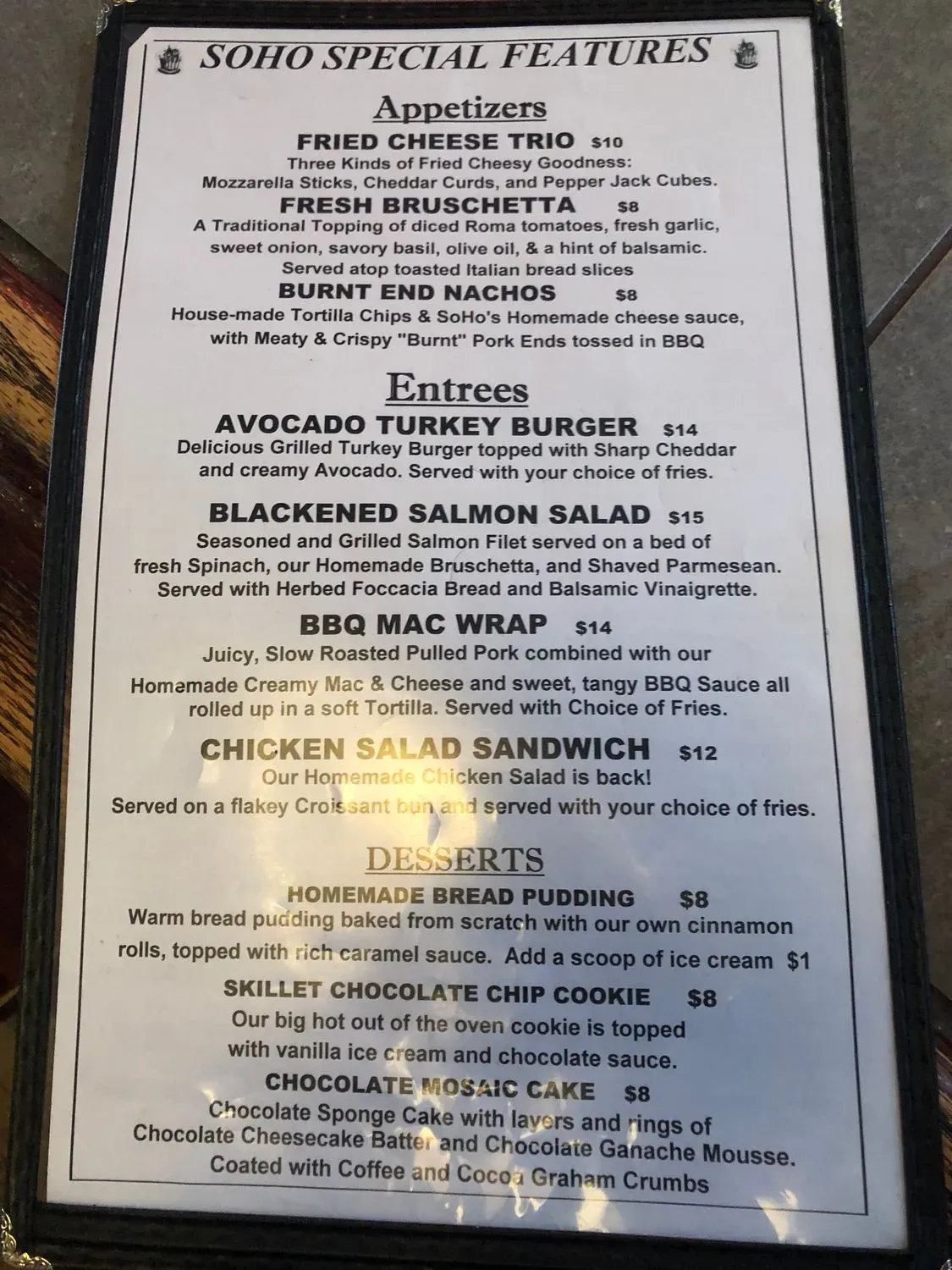 Menu 6