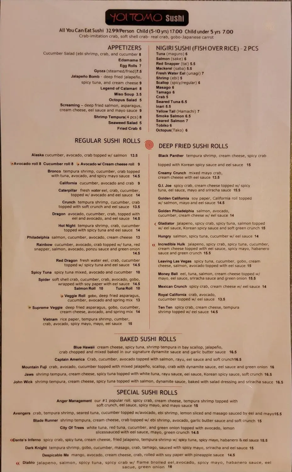 Menu 2