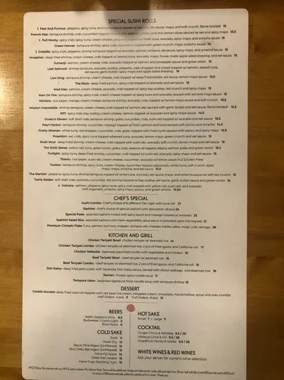 Menu 3