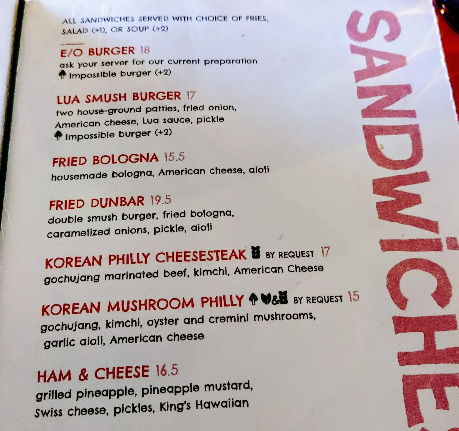 Menu 5