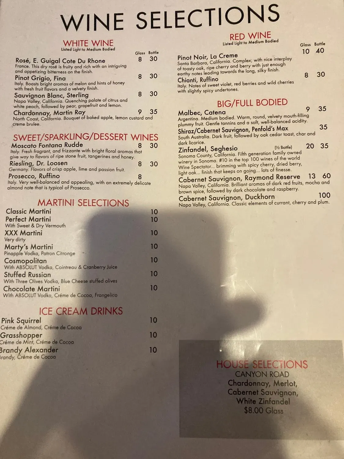 Menu 2