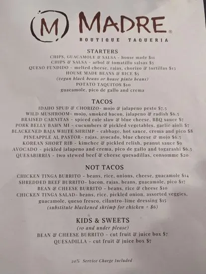 Menu 2