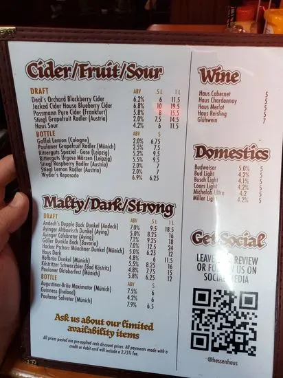 Menu 5