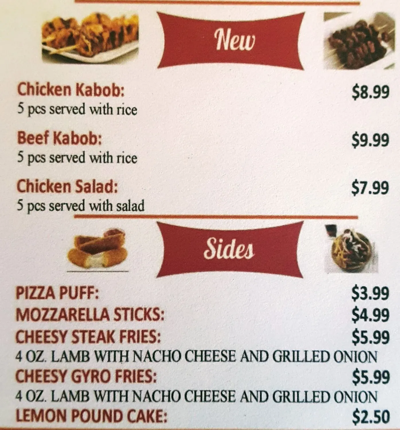 Menu 4