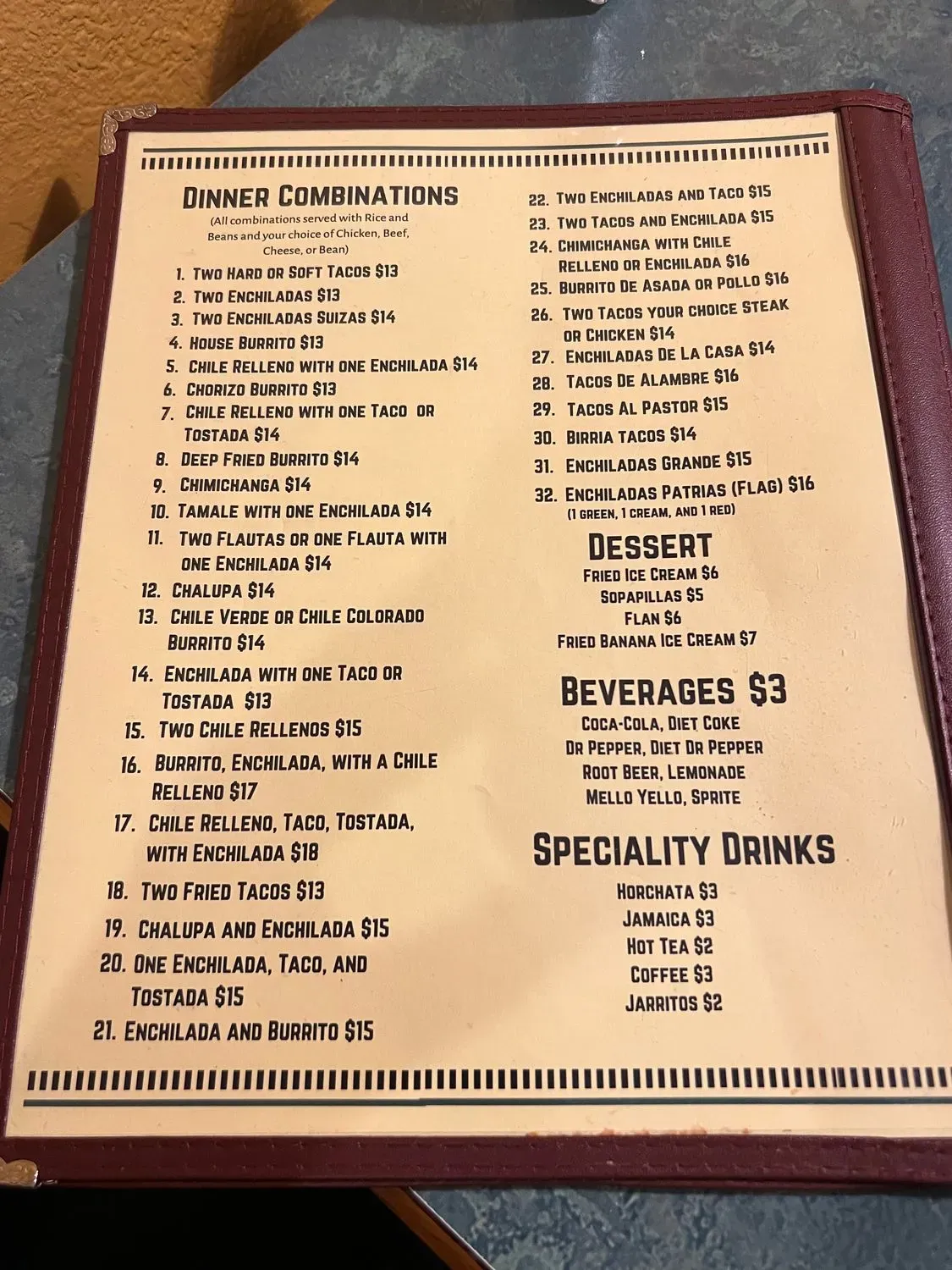 Menu 3