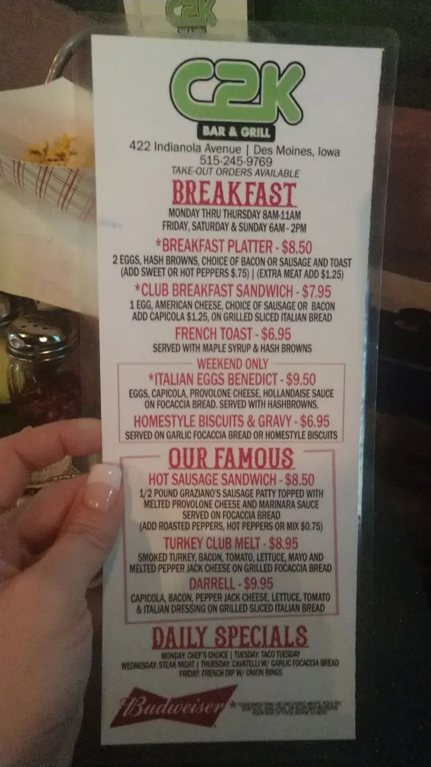 Menu 4