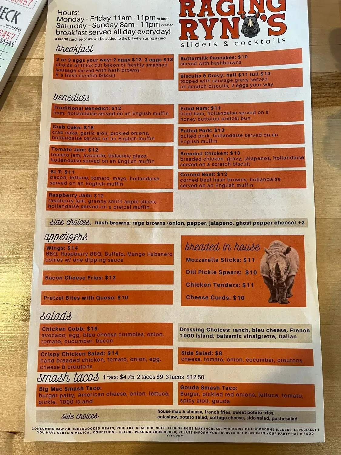 Menu 4