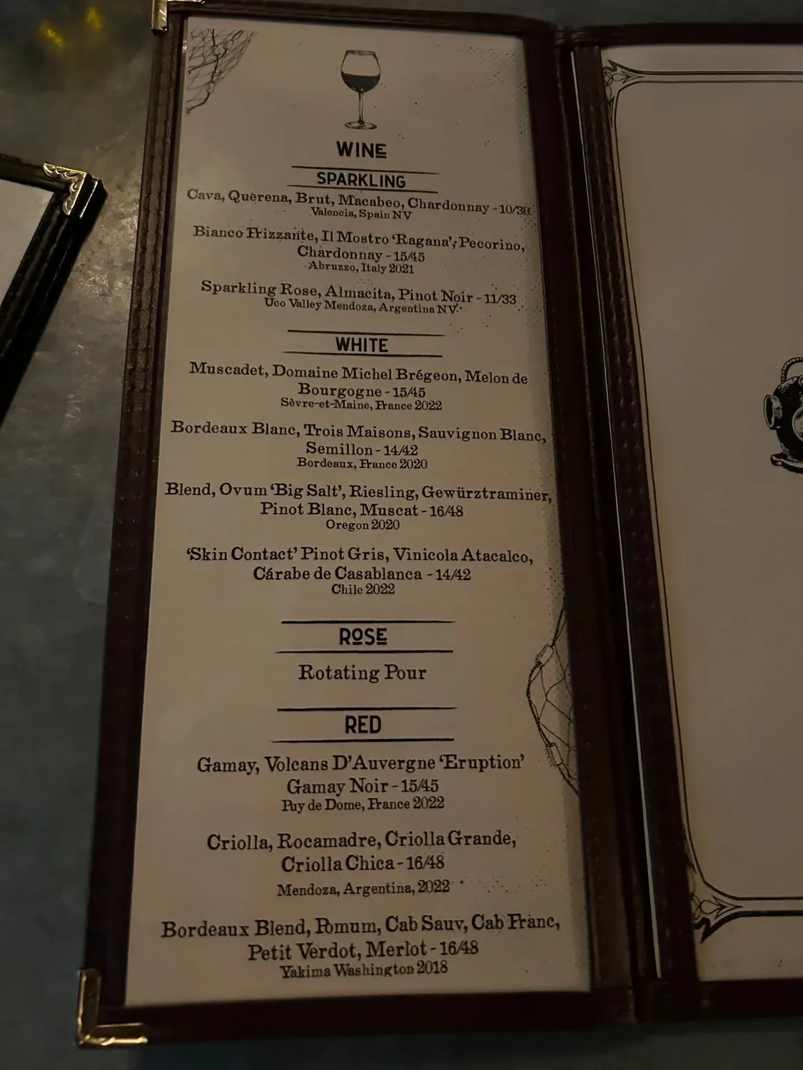 Menu 5