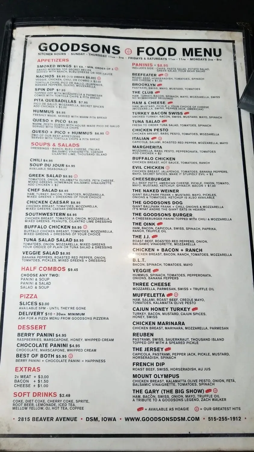 Menu 3