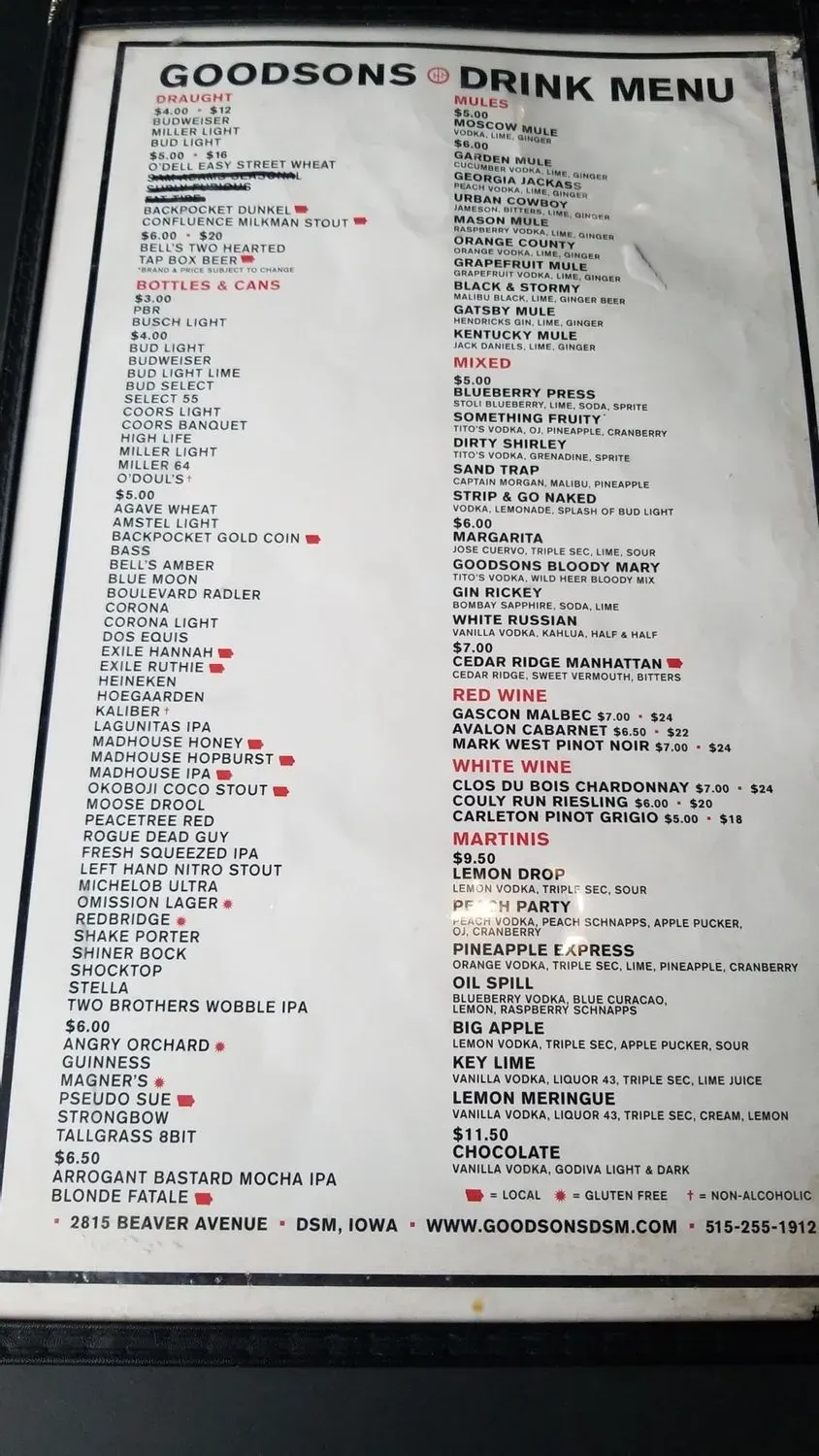 Menu 4