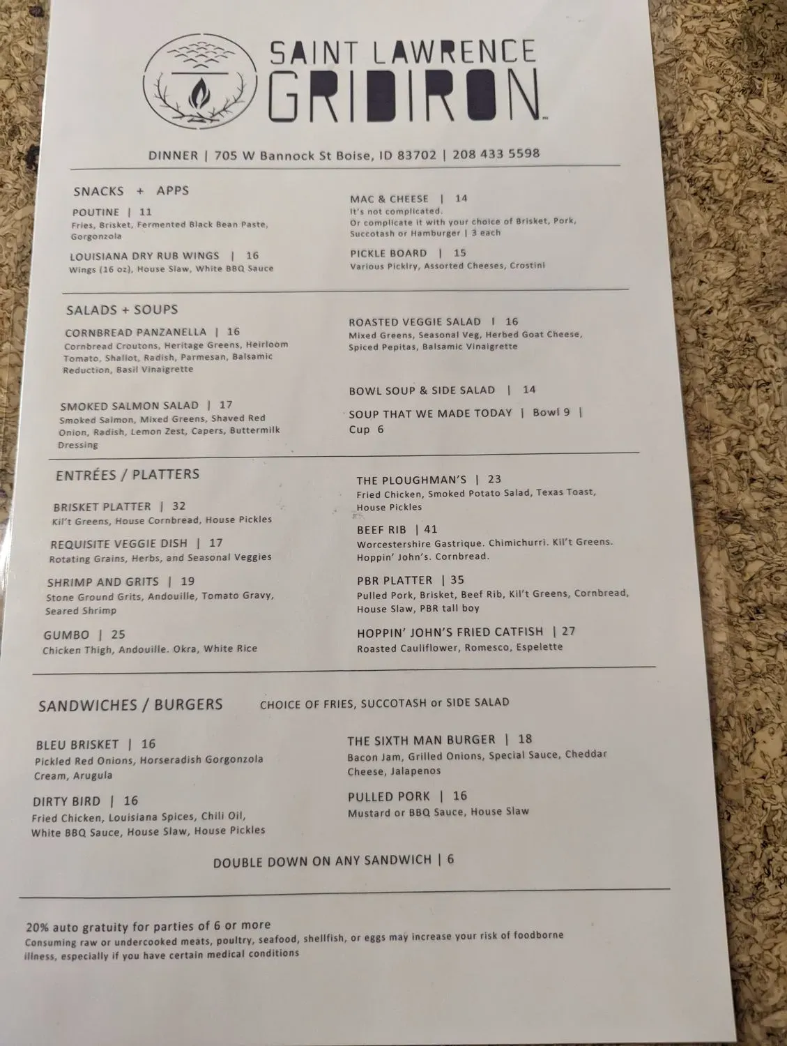 Menu 4