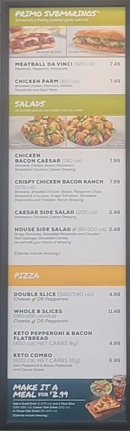 Menu 2