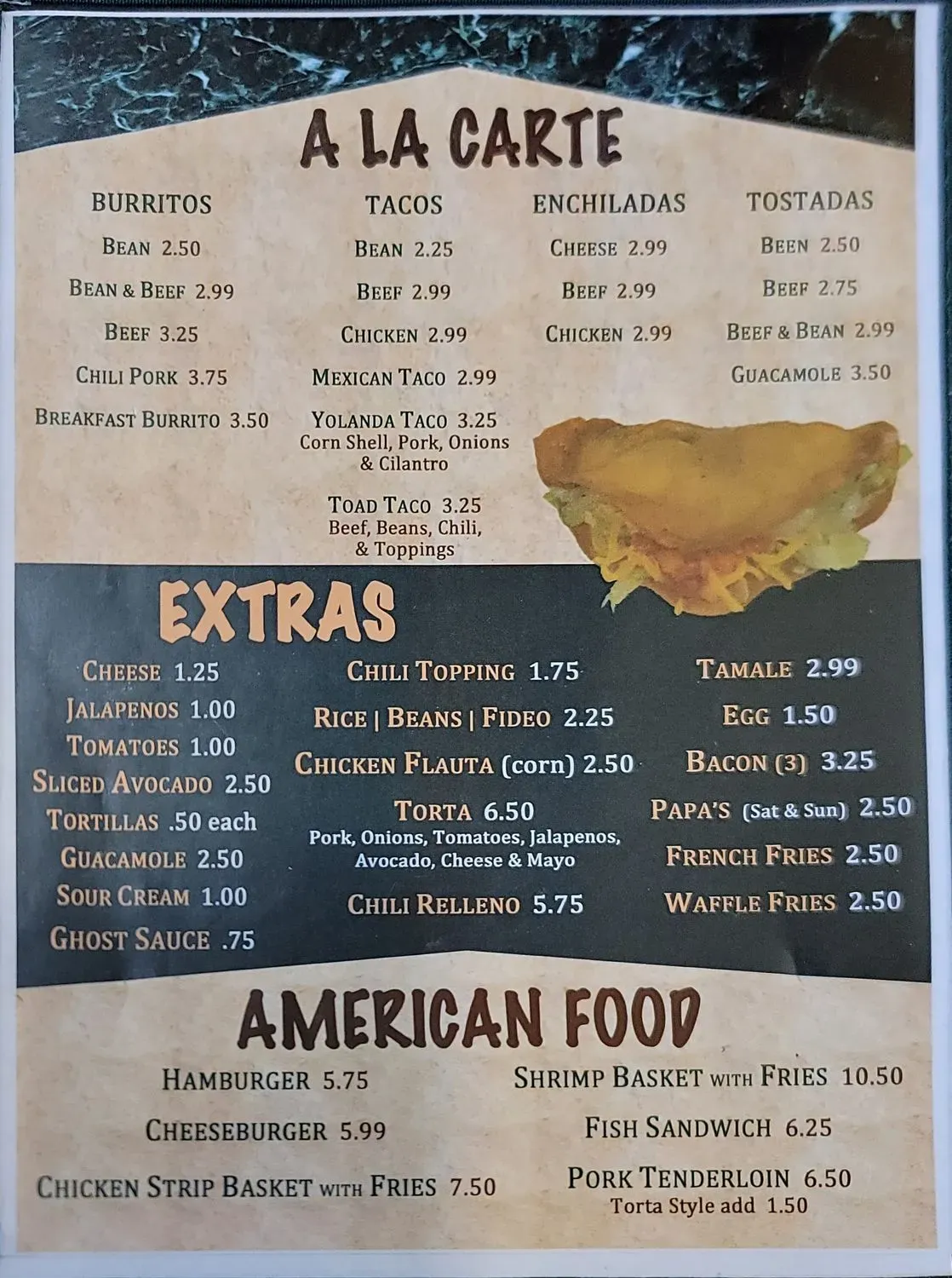 Menu 2