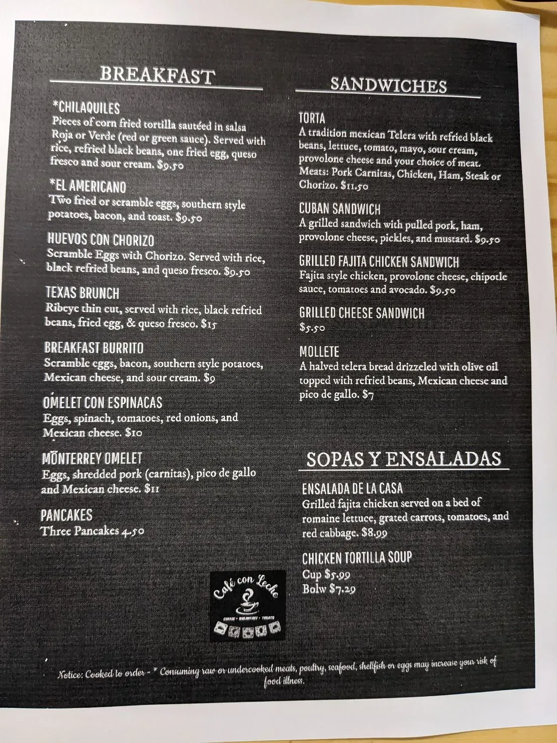 Menu 3