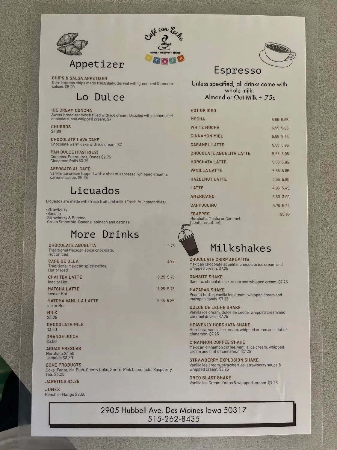 Menu 2