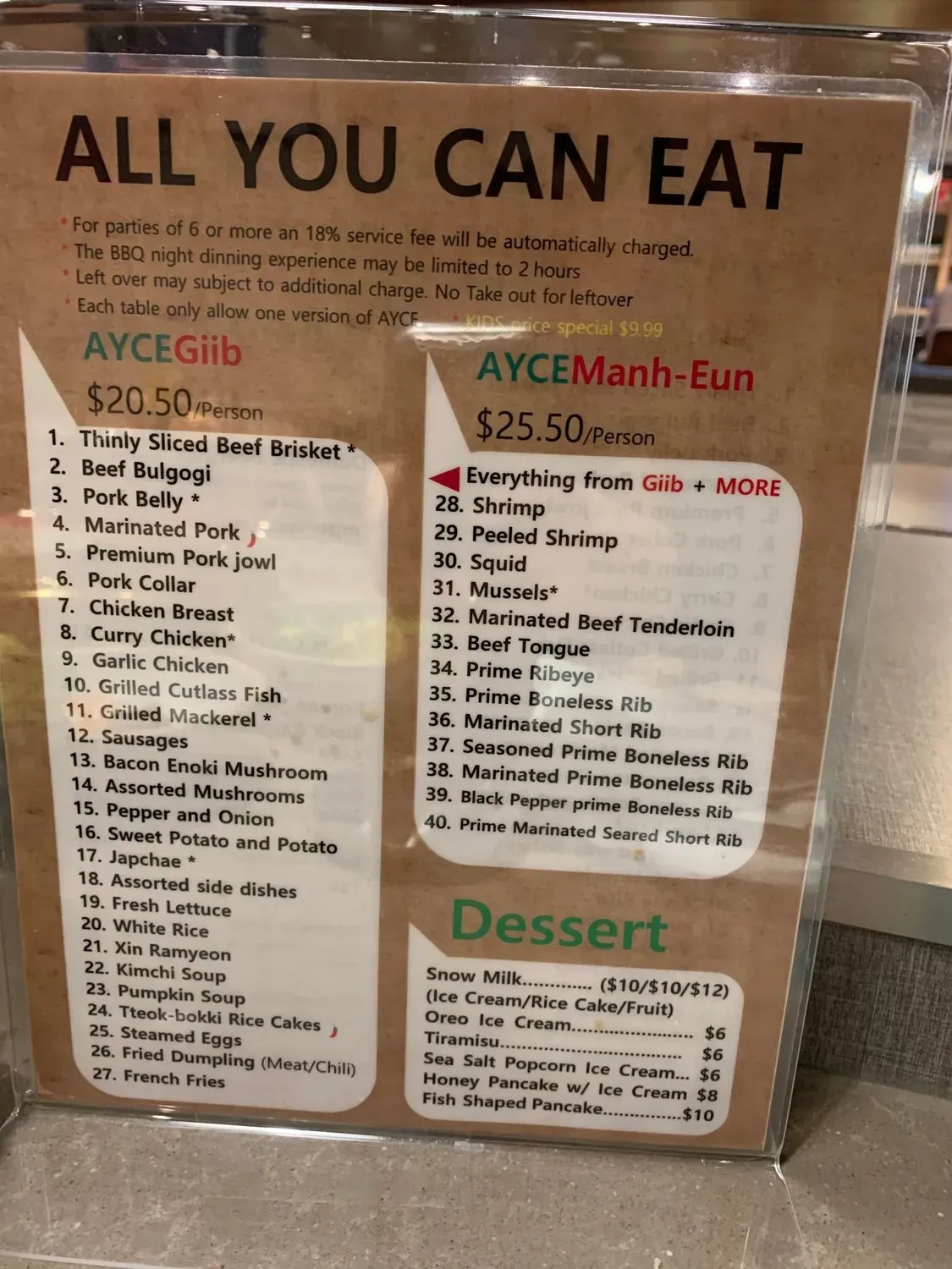 Menu 4