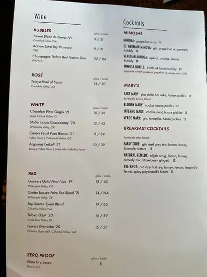 Menu 2