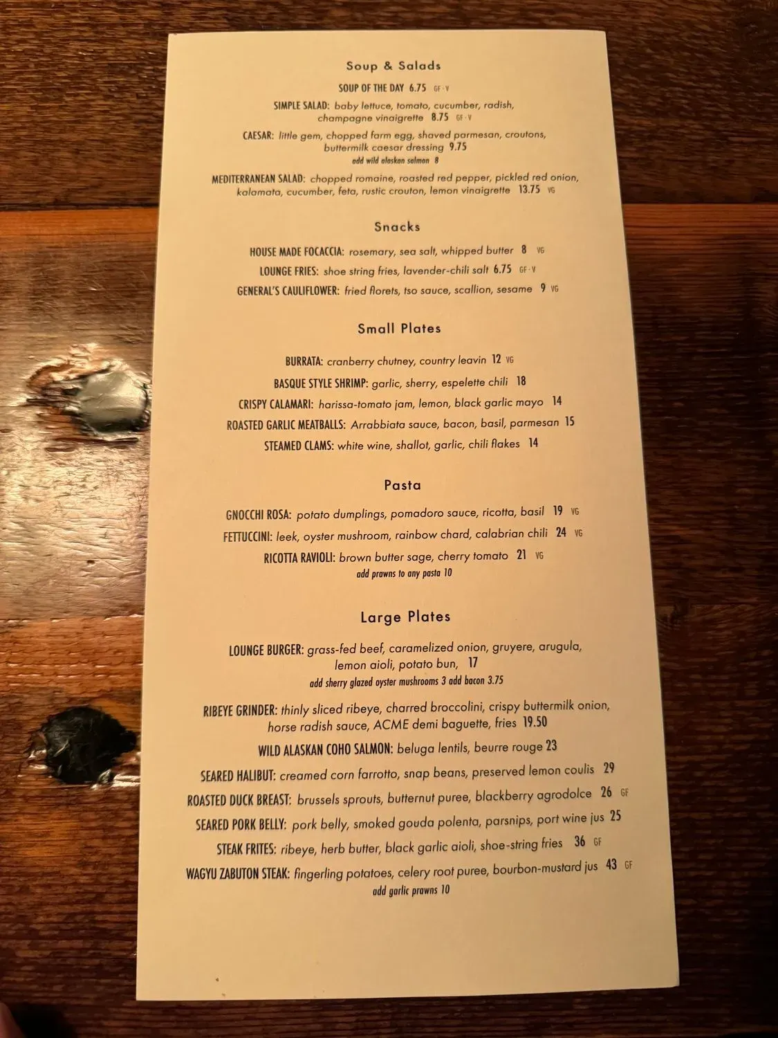 Menu 6