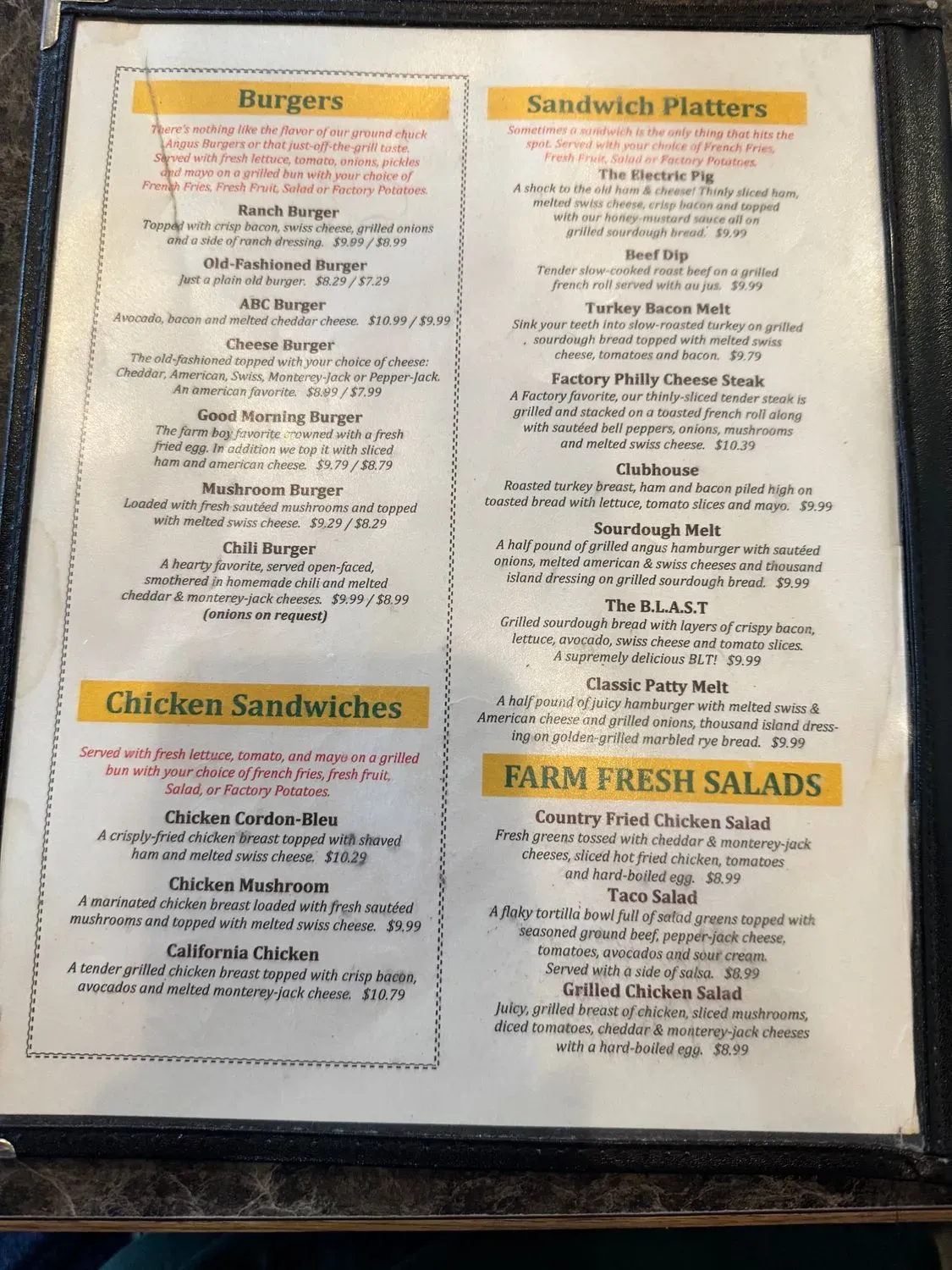 Menu 2