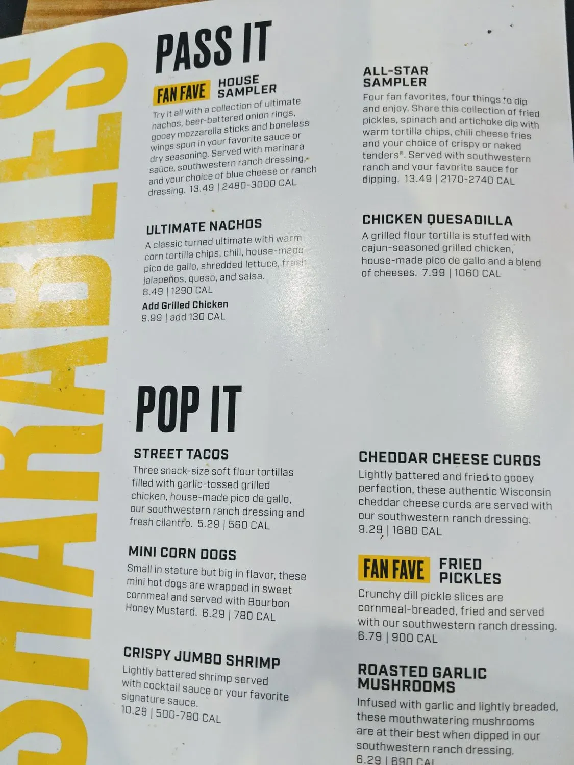 Menu 5